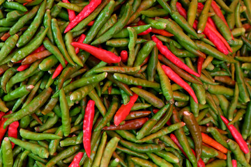 Chilli vegetable pattern for background.
