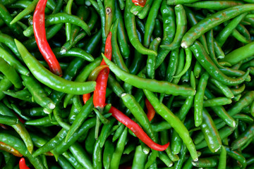 Chilli vegetable pattern for background.