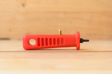 Drill handle the PE pipe 