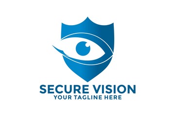 Creative Vision Logotype concept. Eye vision Logo vector template	