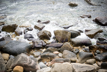 Rocks in the sea