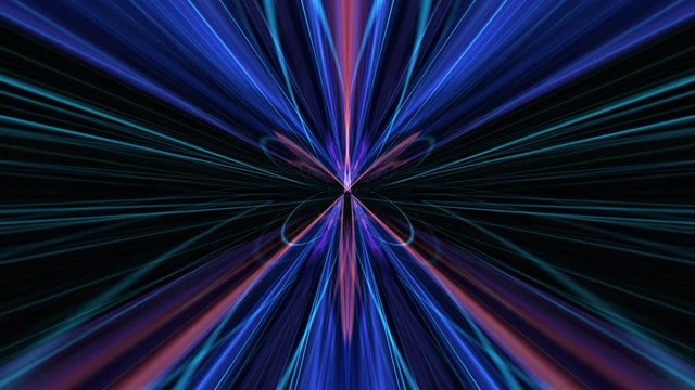 Abstract Cyberspace Animation Background, Loop, 4k