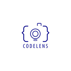 Camera Lens Logo Design For Apps or Web Company