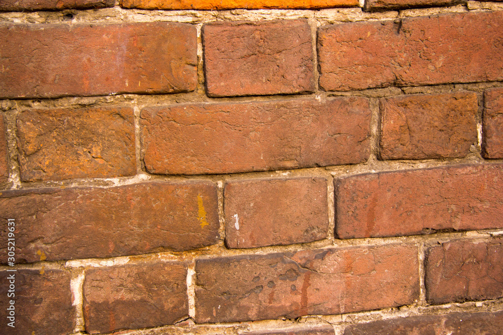 Wall mural old brick wall background