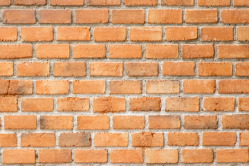 Grunge old red brick pattern textured background.