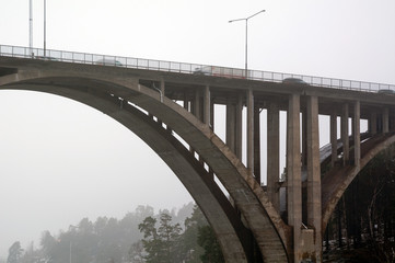 skurusundsbron, bridge over the river, nacka, stockholm, sverige, sweden