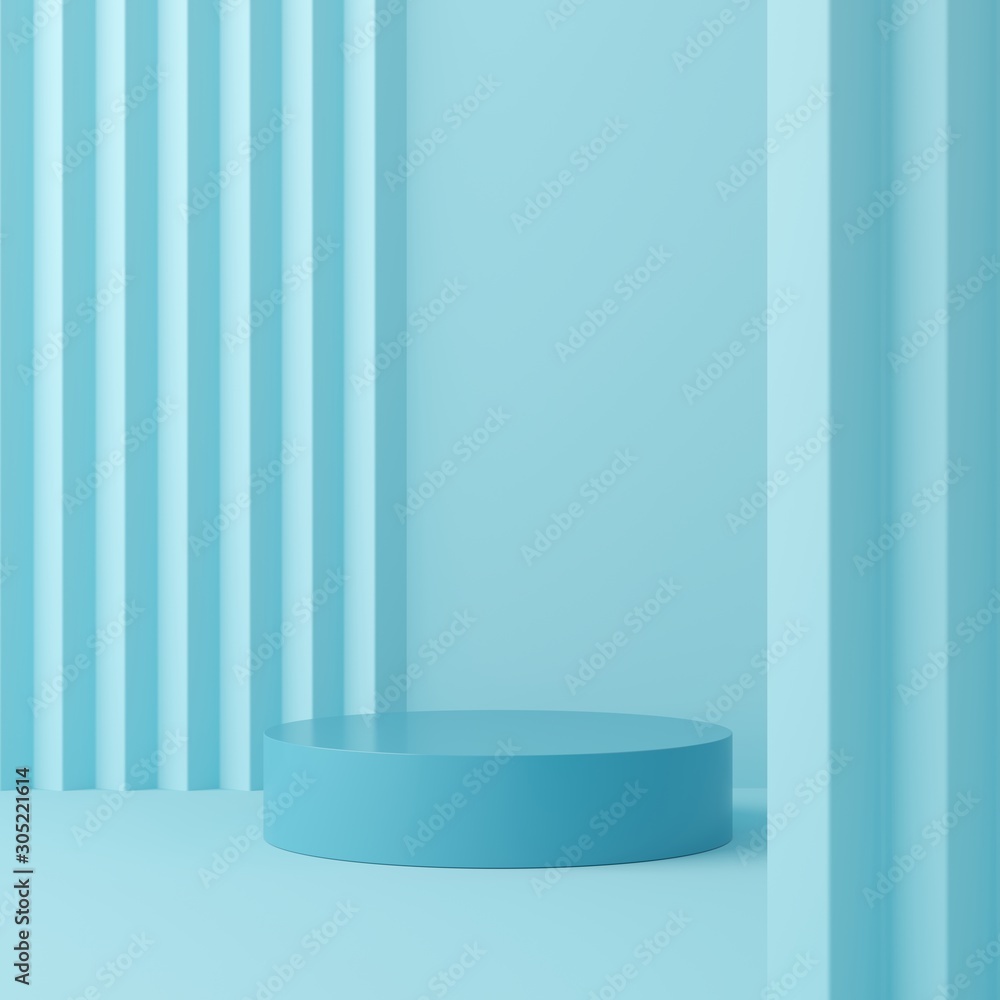 Poster abstract mock up scene minimal concept pastel color. geometry shape podium background for product pr