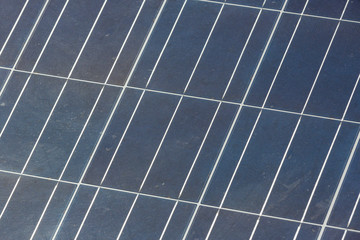 Panel background texture of a solar panel shot closeup.