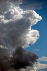 Fototapeta na wymiar clouds in the sky, åre norrland sweden