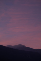 sunset in the mountains,landscape,pink,evening,beautiful, dusk, 