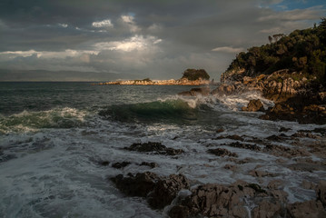 Corfu shoreline