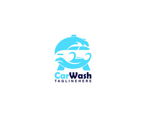 car wash Logo Design template
