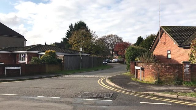 Very typical suburbs in England