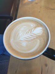 cup of coffee on table