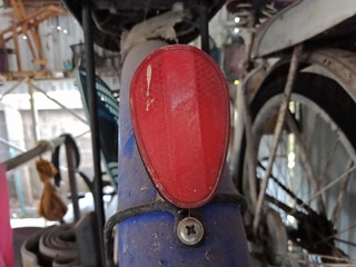 Fototapeta premium Bicycle rear light