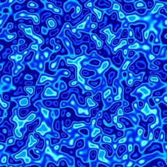 Seamless liquid background pattern. Colors: blue violet, denim, navy blue, purple heart, blue.