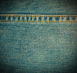 Texture of blue jeans background