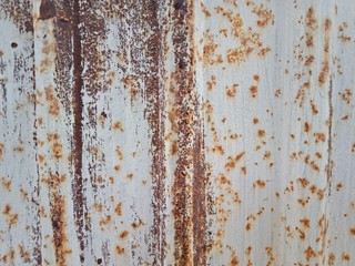 Rusted patterns on metal plates