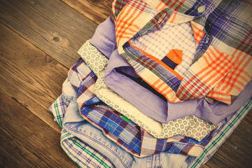 colorful shirts