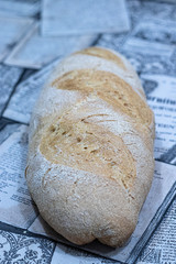Pan de maíz hecho en casa con fermento de levadura natural