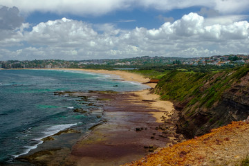 Spectacular and colorful coastline of Sydney's Northern beaches