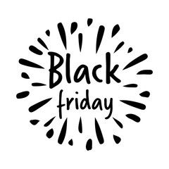 big sale sticker black friday special offer sale promo marketing holiday shopping concept advertising campaign in retail vector illustration