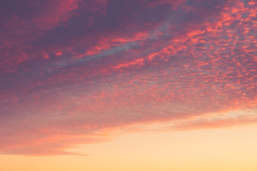 Sunset sky and cloud abstract texture background.