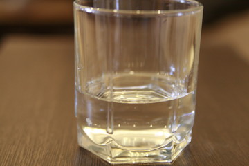 clear glass with clear water