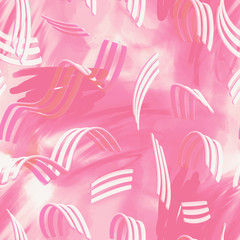 Abstract seamless pattern with brush strokes.