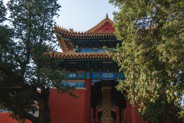 Chinese traditional architecture, Chinese roof top design in Beijing