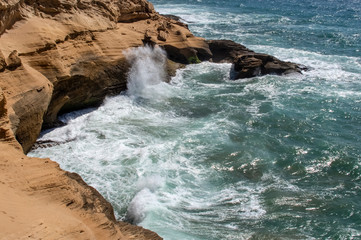 Atlantic coast. Timassinin. Morocco. Africa