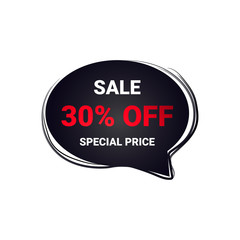 black friday sticker discount badge holiday shopping concept big sale label advertising campaign vector illustration