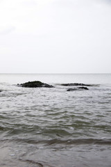 Fototapeta na wymiar landscape of sea and rocks