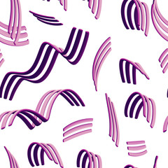 Abstract seamless pattern with swirl elements.