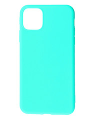 Colorful silicone case for your smartphone on light background. Green cases for the smartphone.