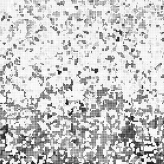 Fototapeta premium Halftone Pattern. Set of Dots. Dotted Texture on White Background. Overlay Grunge Template. Distress Linear Design. Fade Monochrome Points. Pop Art Backdrop.