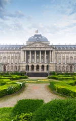 Deurstickers Royal Palace and garden in Brussels, Belgium © LALSSTOCK