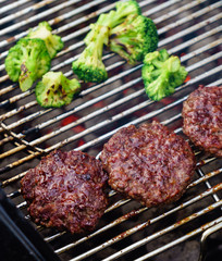 grilled cutlets for burgers
