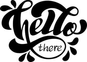 Obraz premium Happy Holiday handwritten lettering. Happy Holiday typography vector design for greeting cards and poster. Design template celebration. Vector illustration.