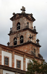Fototapeta na wymiar bell tower of the church of Arriondas, Asturias, Spain