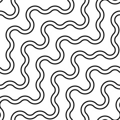Design seamless waving pattern