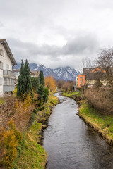 Fototapeta na wymiar The beautiful landscape, Vaduz, Liechtenstein