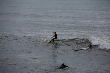 Surfen Pier Winter