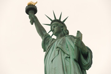 Statue of Liberty, portrait. NYC USA