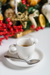 coffee with sugar heart