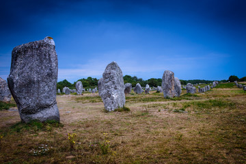Menhirs of the Carnac alignment