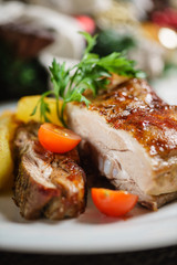 ribs with potatoes