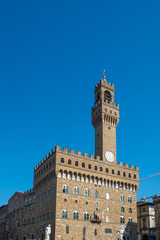 Fototapeta na wymiar The Palazzo Vecchio in Florence