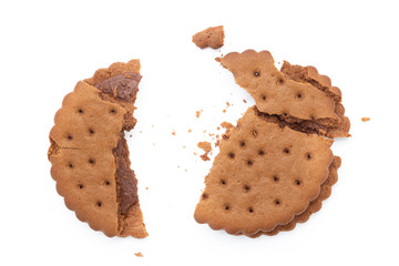 cookies on a white background