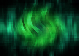 Abstract rainbow stripe gorizontal backdrop. 3D illustration.